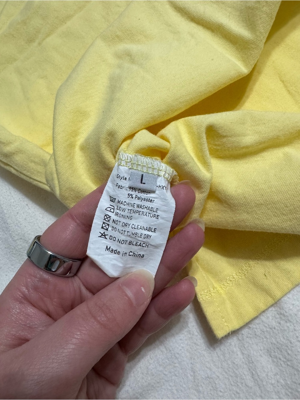 Yellow & Blue Color-Block Tee - Picture 7 of 8